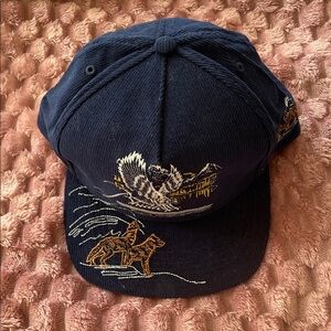 Rhude Eagles Souvenir Structure Hat Dark Blue